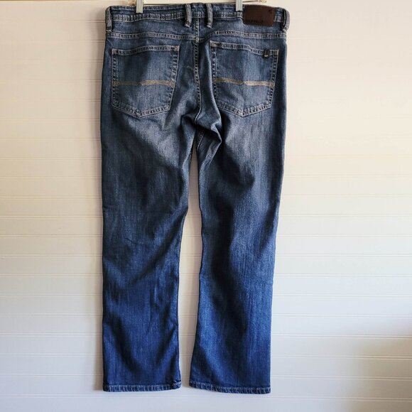 Buffalo David Bitton Jeans Mens 34/30 Blue Driven X Basic Straight Stretch - Picture 8 of 9